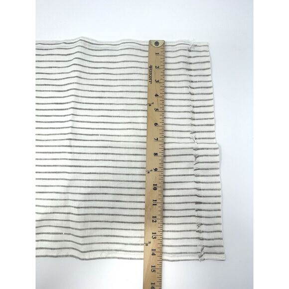 Restoration Hardware Set Of 3 Placemats Ivory Beige Linen Striped Russia RH - Picture 3 of 4